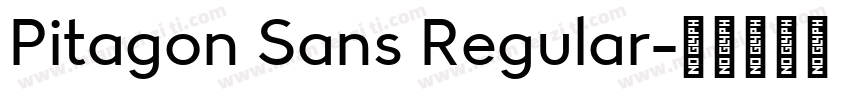 Pitagon Sans Regular字体转换